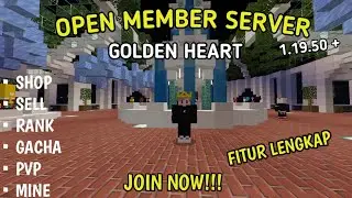 OPEN MEMBER SERVER GOLDEN HEART | VERSI 1.19 + | 1.19.50