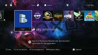 How to setup Auto Pkg Install to install Pkg files from a USB without the Debug Settings.