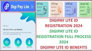 Digipay Lite ID registration 2024 | CSC Digipay Lite ID 
