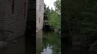 Peacefull Waterway in Old Canadian Town