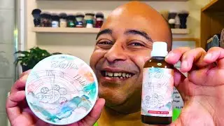 ASMR SHAVE HABITUS Set by WestMan, New Base HALO VEGAN first try.