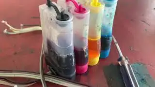CANON MP287 FULL CLEANING AND CHANGE CARTRIDGE