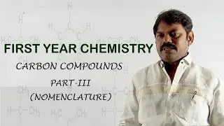 FIRST YEAR-ORGANIC CHEMISTRY-PART- 3.1