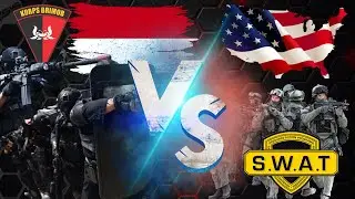 GEGANA BRIMOB 🇮🇩 VS 🇺🇸 SWAT | Close Quarter Battle | Pasukan Elit Kepolisian