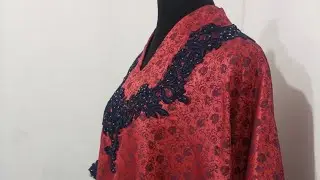 How to draft the built up neckline pattern- Incorporating into the side Cowl design 1
