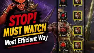MUST WATCH! SPEND RESOURCES WISE TO SAVE FOR NEXT EVENTS [ Raid Shadow Legends ]