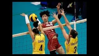 【バレーボール】日本vsブラジル　フルセットの結末は…【世界バレー】volleyball