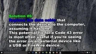 Error Code 43 - How To Fix USB Device Not Recognized(Windows 10/8/7)