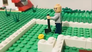 The Rock plays Mini golf in LEGO