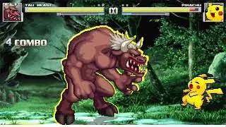 (M.U.G.E.N Request) Tau Beast (Vore) vs Pikachu
