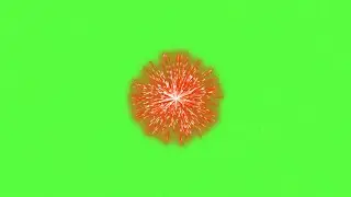 green screen fireworks red light