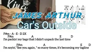 James Arthur - Car's Outside Chords Lyrics