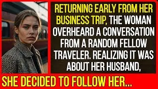 Realizing it was about her husband, she decided to follow her...