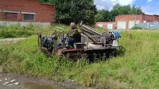Тест модернизированной самоходки. Теперь на резиновом ходу!