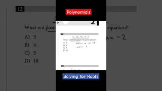 How to Solve Polynomials?🤔 #satprep #maths #exam #gcse #shorts @TestPrepLaunch @SetteleTutoring