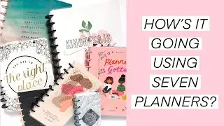 How's it going using SEVEN planners? // Real Talk // Planner Lineup