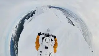 The Ridge Above Snow Bike Valley