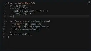 Convert string to camel case