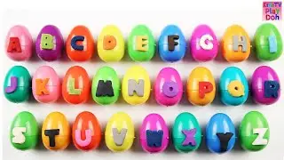 Learn ABC Alphabets with Surprise Eggs for Kids + More Educational Videos
