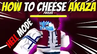 HOW TO CHEESE Akeza In HELL MODE Without MINIONS In Project Slayers