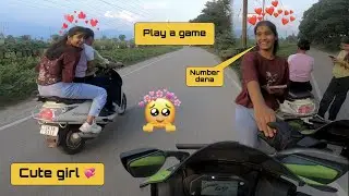 Play a Game with Stranger Girls 😚 //Cute girls // Mr Yadav