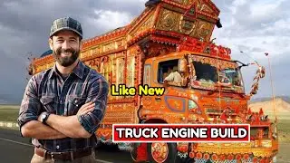 Young Afghan Mechanic Revives Truck Engine Using Only Basic Tools