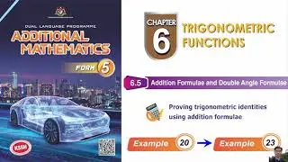 Proving trigonometric identities using addition formulae (Example 20 to 23)
