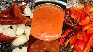 How to make Tomato Chutney ASMR Cooking #shorts #food  #cooking #viralrecipe #asmr #trending #tamil 