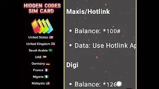 All Country SIM USSD Secret Codes | Hidden SIM Tricks 2025