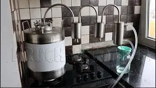 Процесс перегонки самогонным аппаратом с 2 сухопарниками - Обзор дистилляции
