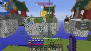 Skywars Shaohao win. All the players come to me