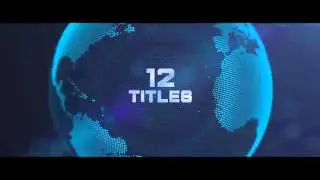 Futuristic Earth Titles After Effects Project Download