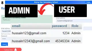 How To Make Login & Register Form With User & Admin Page Using HTML - CSS - PHP - MySQL Database