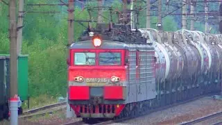 ВЛ11М-211Б с товарным поездом на станции Калуга-2