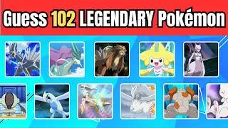 Who's That Pokémon?! Guess 102 Legendary Pokémon!