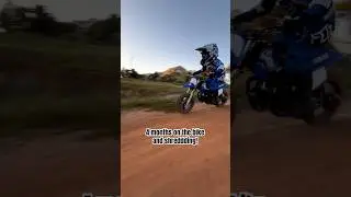 My little Zack, 4 months on the bike, the style, the race mentality and your passion…wow! 