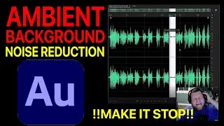 Remove Ambient & Background Noise - FAST! How to use Adobe Audition to remove ambient noise and hum