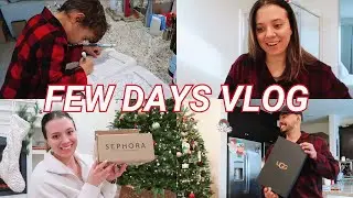 FEW DAYS VLOG | celebrating Christmas, recovering from the hospital, Sephora haul & more!