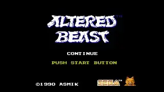 Altered Beast NES Arcade Edition - Continue and Game Over Screen
