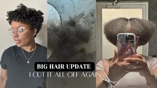 Revealing my NEW Hair Cut | 3 Month Hair Update | Short Hair| Mytype4Hair