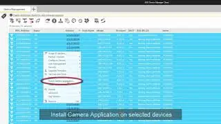 Configuration tip: AXIS Device Manager - Install AXIS VMD application