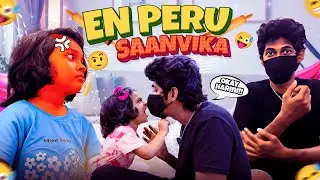 Irritating her Calling with subscribers name🤧for the whole day🤣|saanu ku ரொம்ப கோவம்😡 #saanvikashree