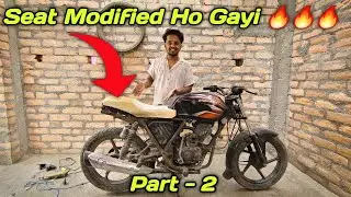 Bike Ka Seat Ban Gaya 🔥🔥🔥 Hero Discover Modified | Bike Modified | Part - 2 #dkmodification