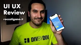 Website Review - roccotigano.it UI UX review