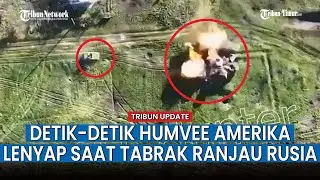 Humvee Ukraina Meledak, Injak Jebakan Rajau Pasukan Rusia