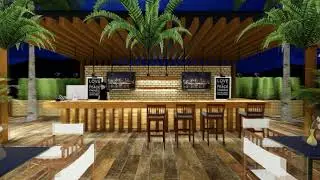Construart - Proyecto: Terraza Tropical - 3D (Render)