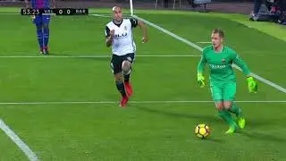 Marc Andre Ter Stegen Vs Valencia 2017 18 HD
