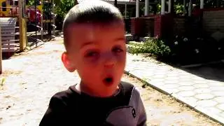 Kids play with toys