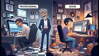 Professional vs. Noob Skibiditoilet Animation
