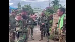 Myanmar malletry War with AA Myanmar